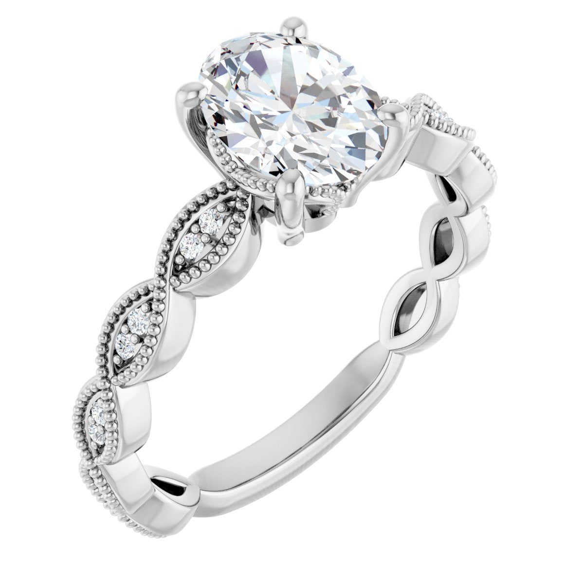 Accented Engagement Ring