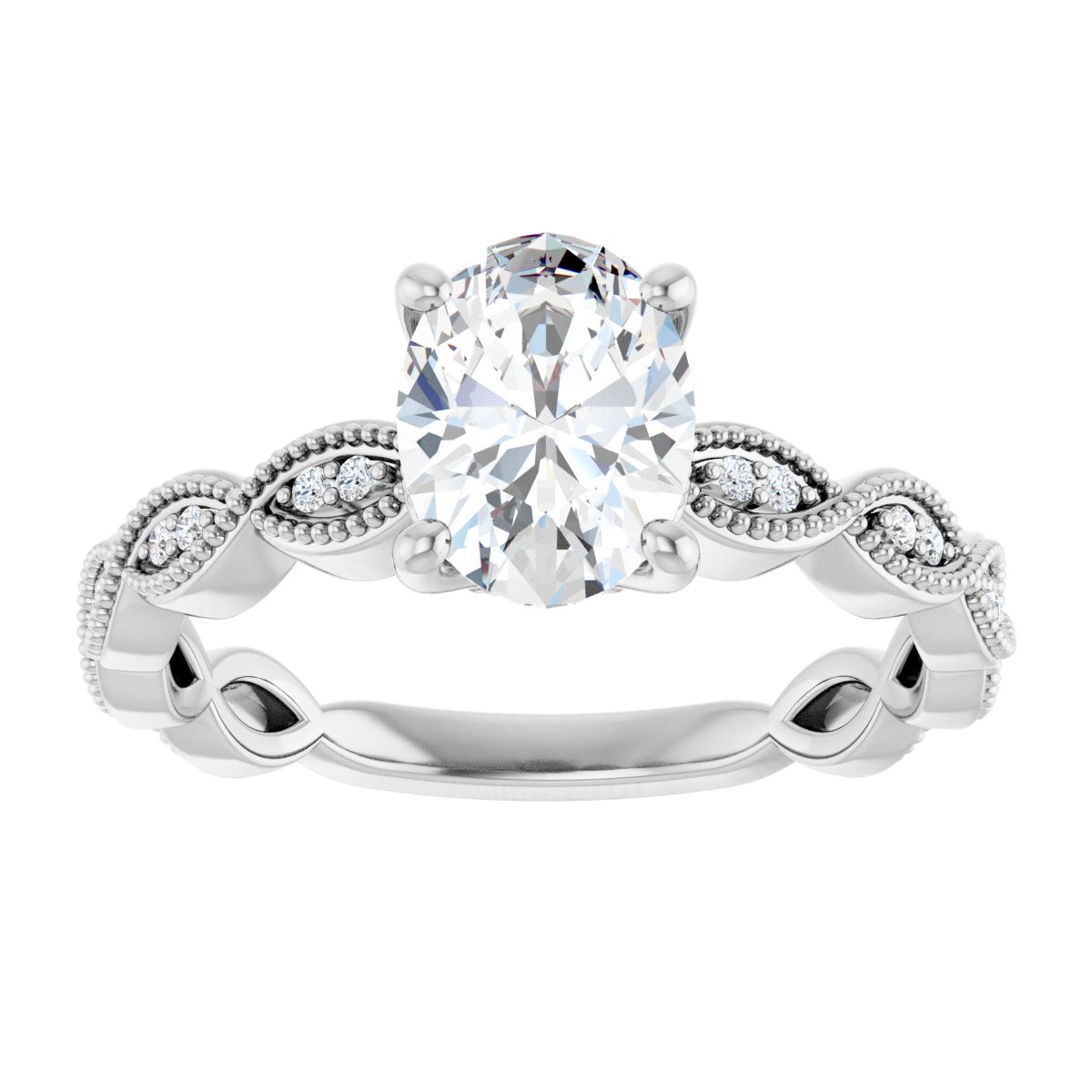 Accented Engagement Ring