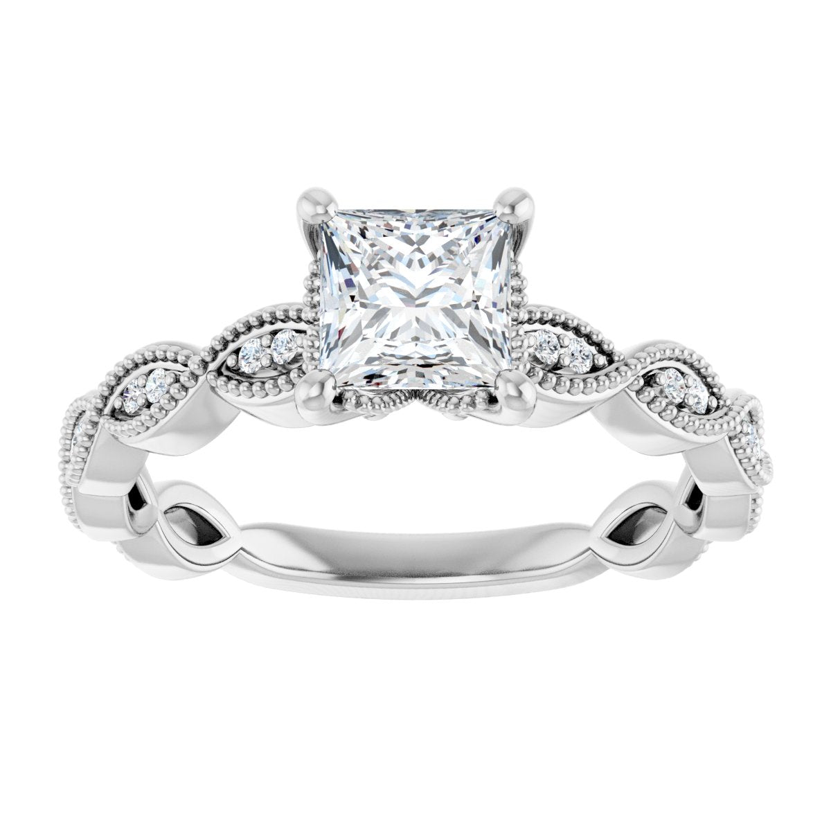 Accented Engagement Ring