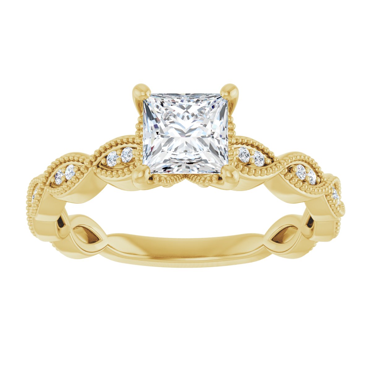 Accented Engagement Ring
