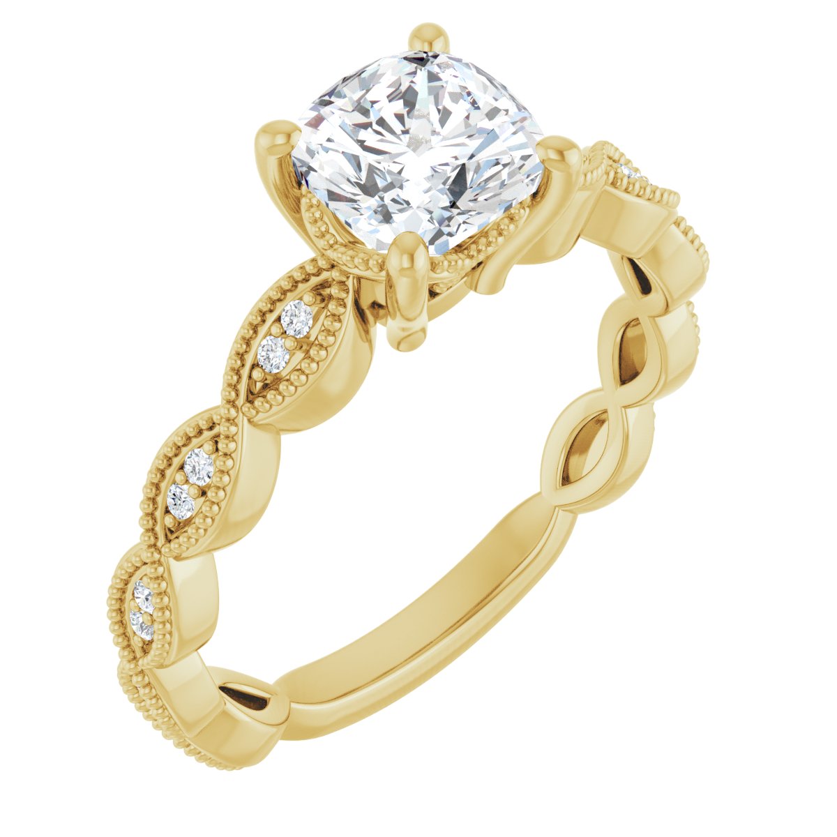Accented Engagement Ring