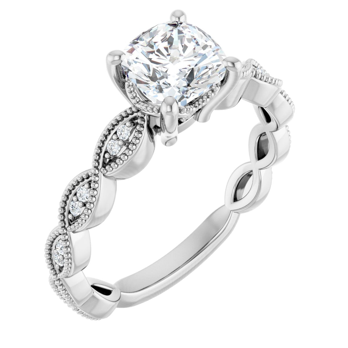 Accented Engagement Ring