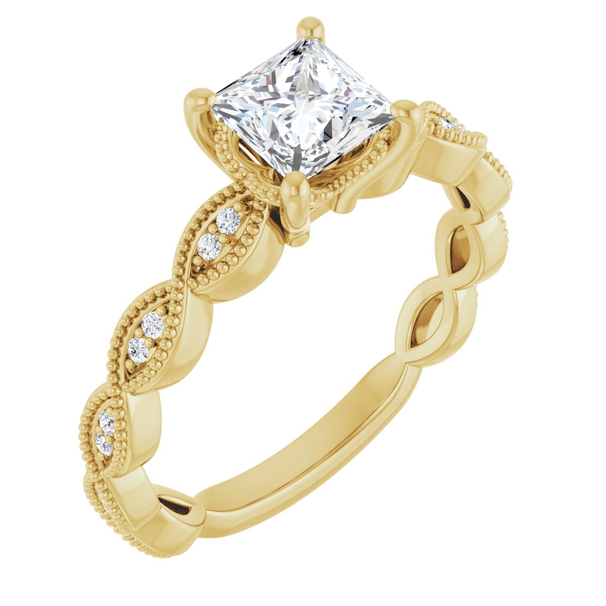 Accented Engagement Ring