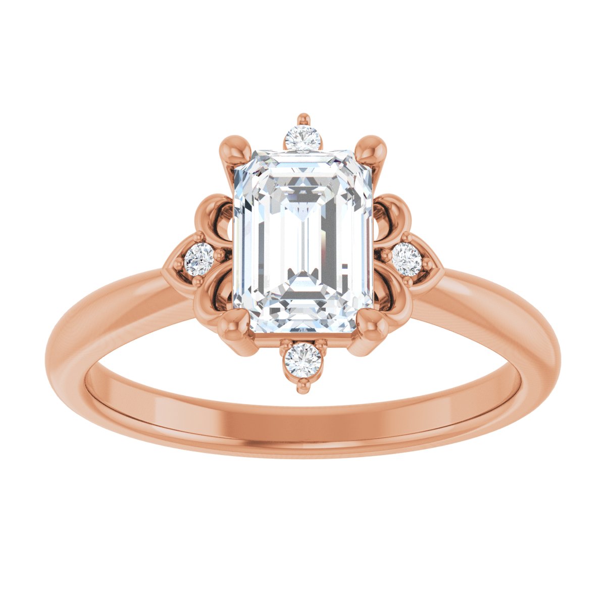 Accented Engagement Ring