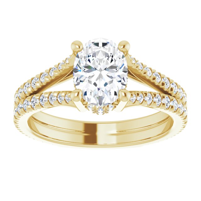 French-Set Engagement Ring or Band