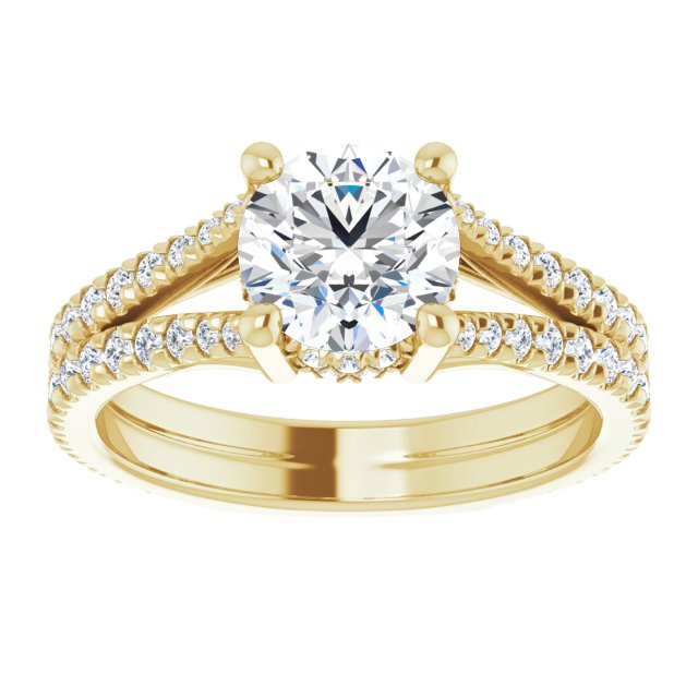 French-Set Engagement Ring or Band