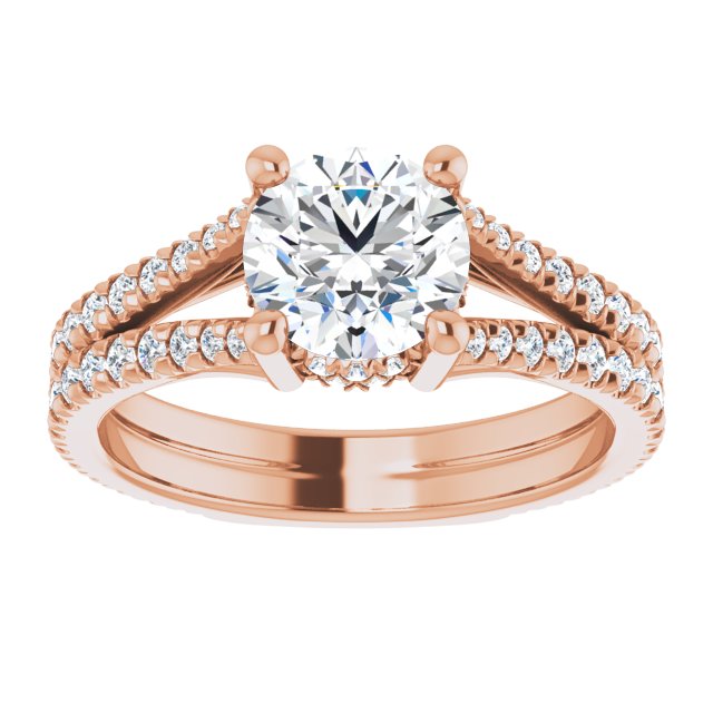 French-Set Engagement Ring or Band