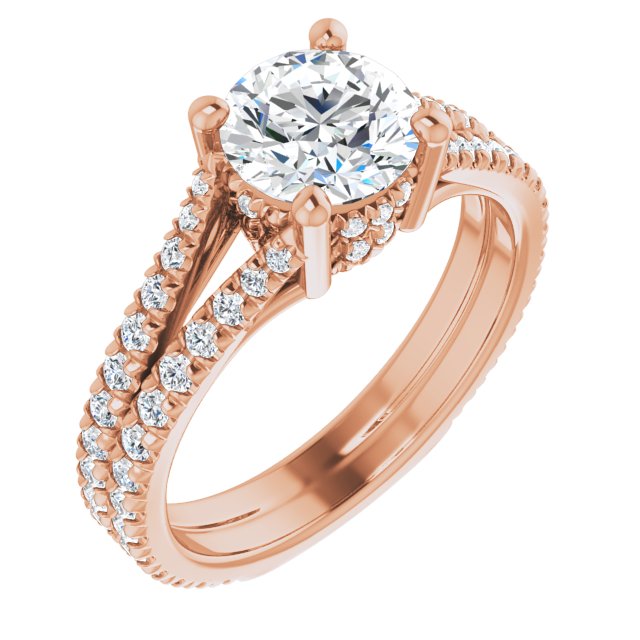 French-Set Engagement Ring or Band