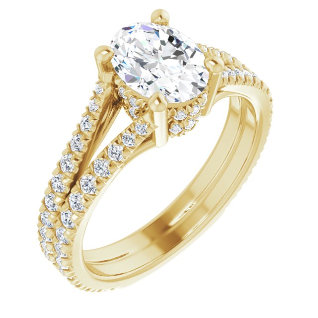 French-Set Engagement Ring or Band