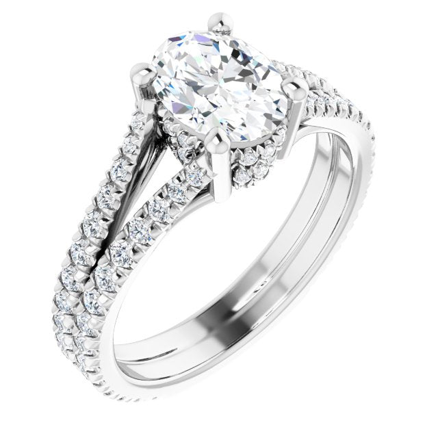 French-Set Engagement Ring or Band