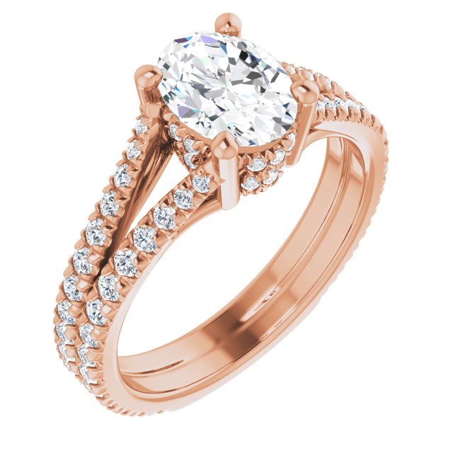 French-Set Engagement Ring or Band