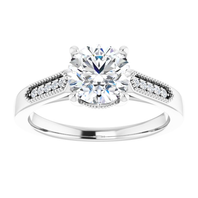 Accented Engagement Ring