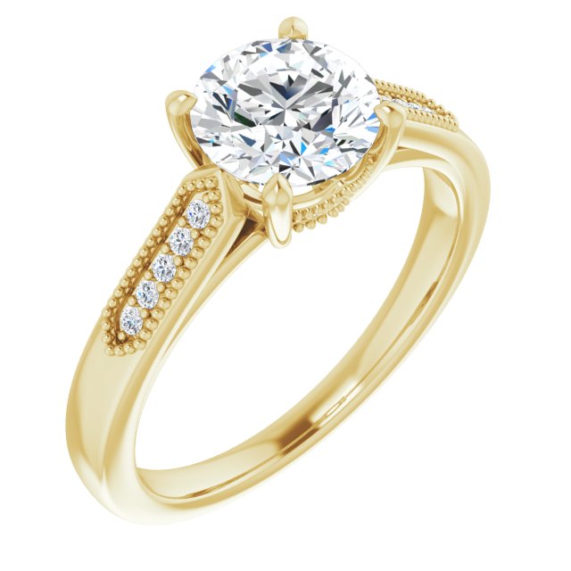 Accented Engagement Ring