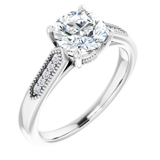 Accented Engagement Ring