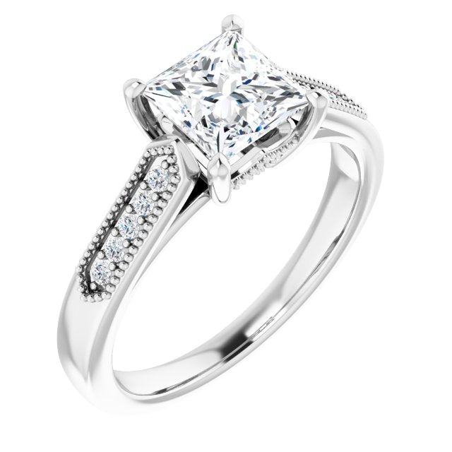 Accented Engagement Ring