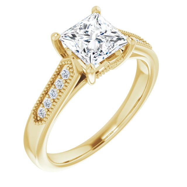 Accented Engagement Ring
