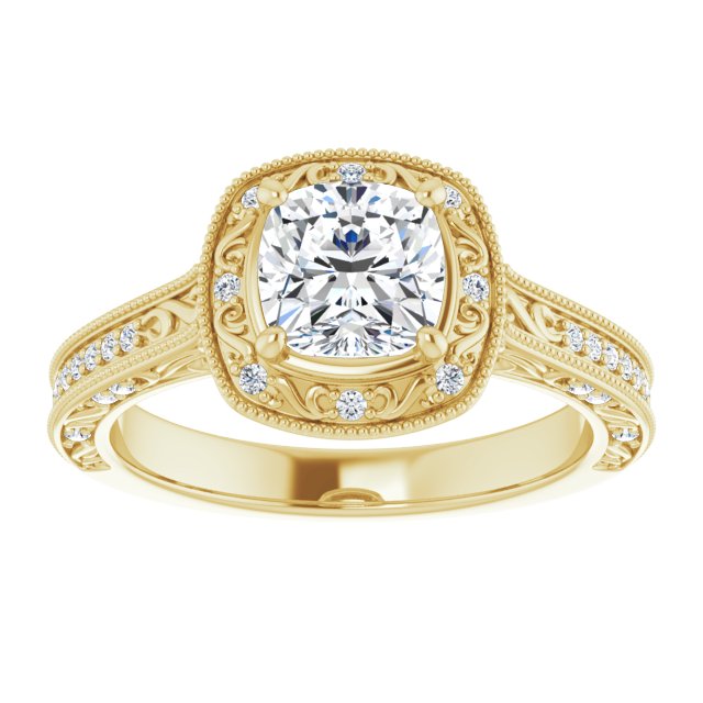 Halo-Style Engagement Ring