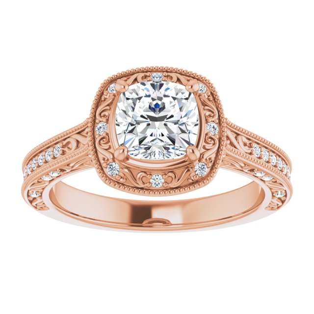 Halo-Style Engagement Ring