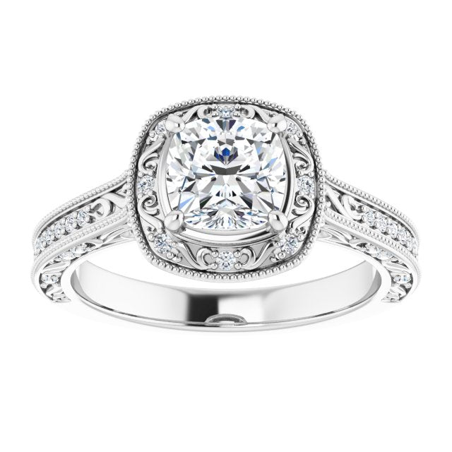 Halo-Style Engagement Ring