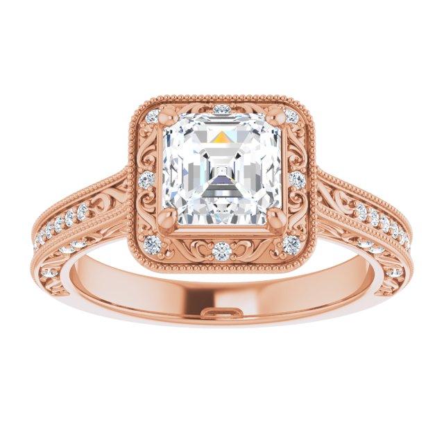 Halo-Style Engagement Ring