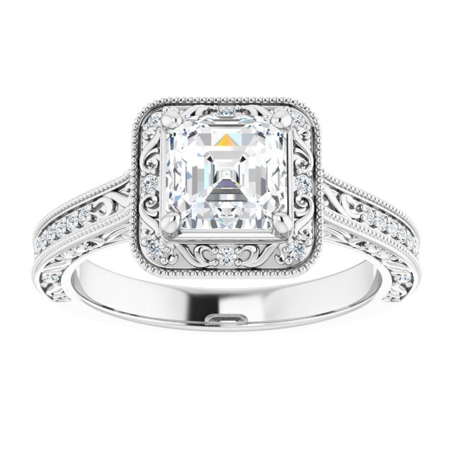 Halo-Style Engagement Ring
