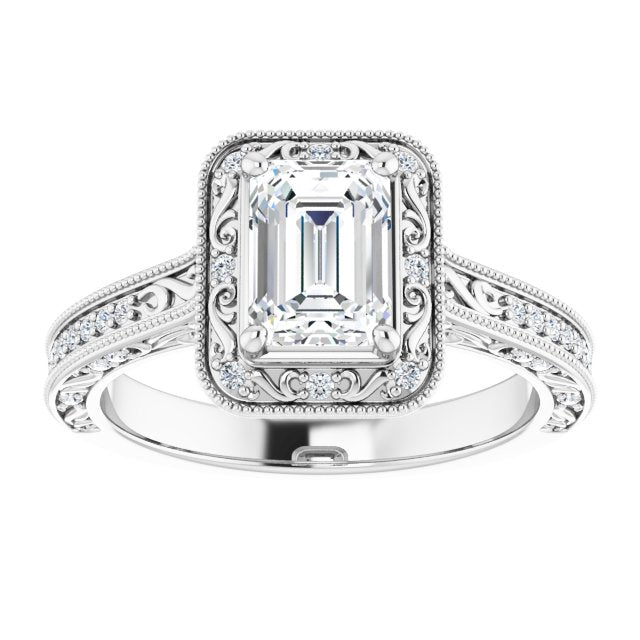 Halo-Style Engagement Ring