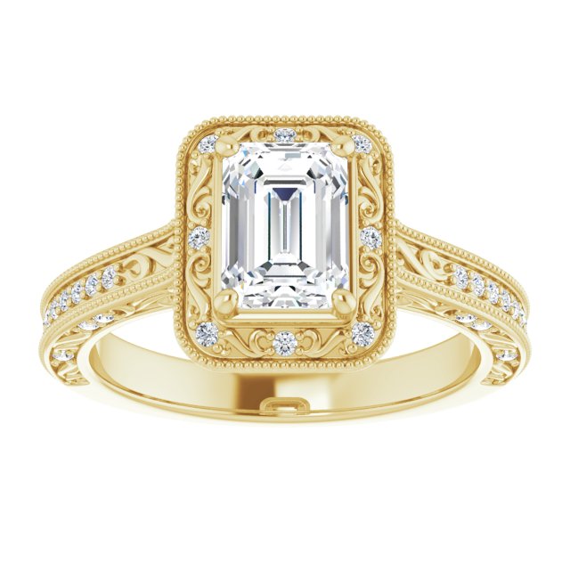 Halo-Style Engagement Ring