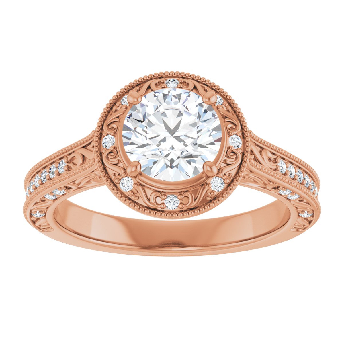 Halo-Style Engagement Ring