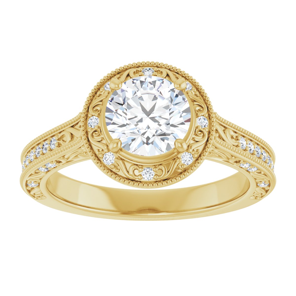 Halo-Style Engagement Ring