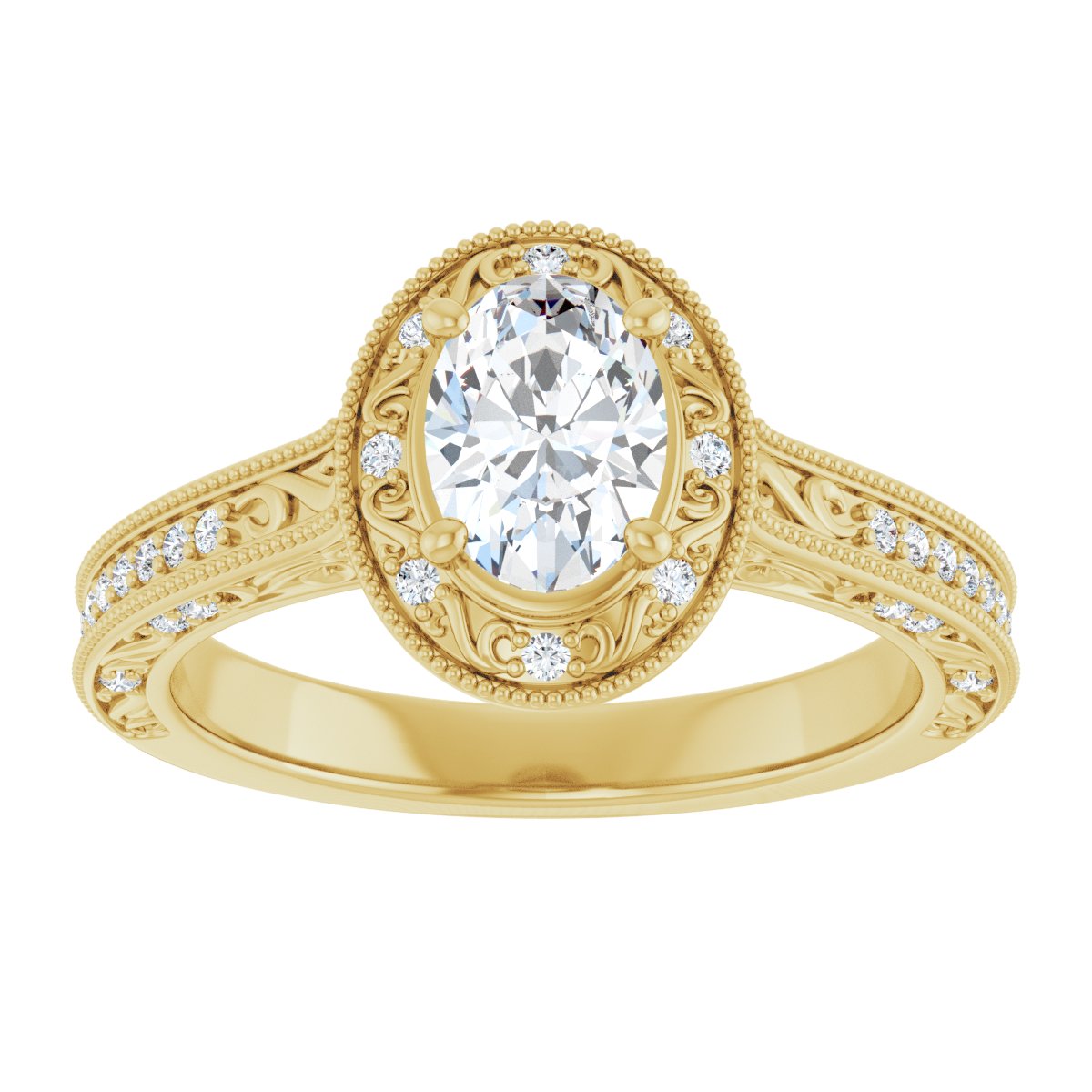 Halo-Style Engagement Ring