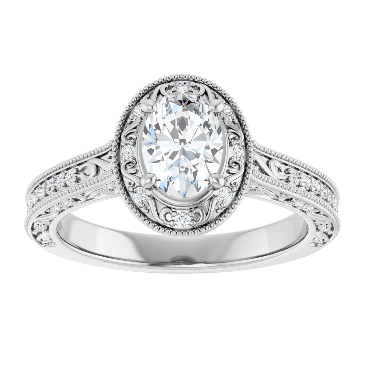 Halo-Style Engagement Ring