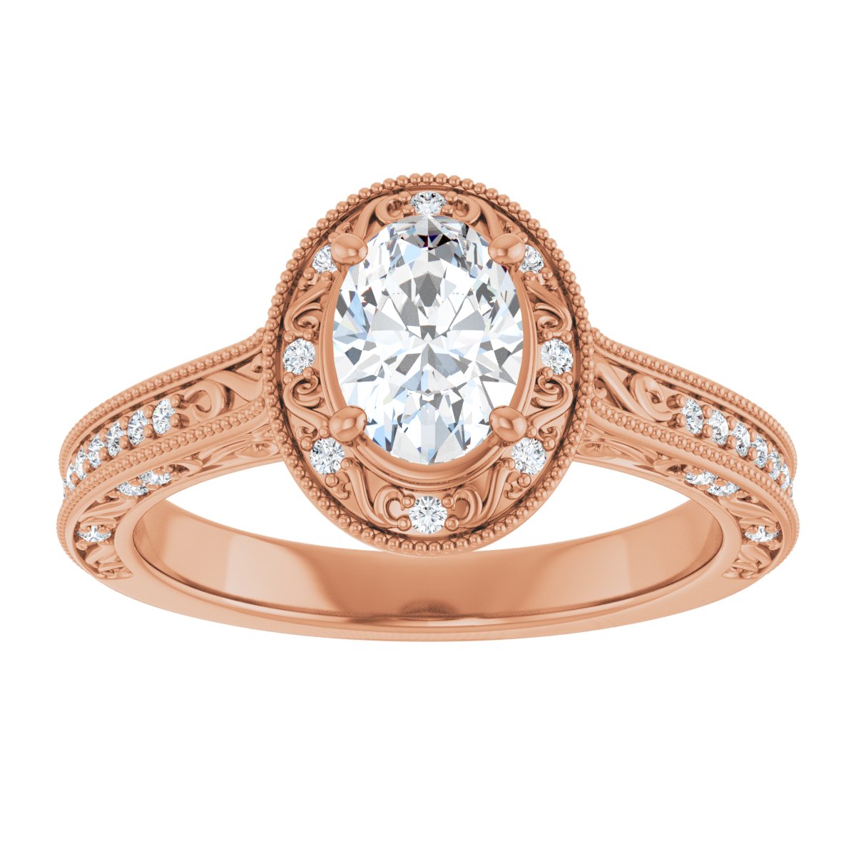 Halo-Style Engagement Ring