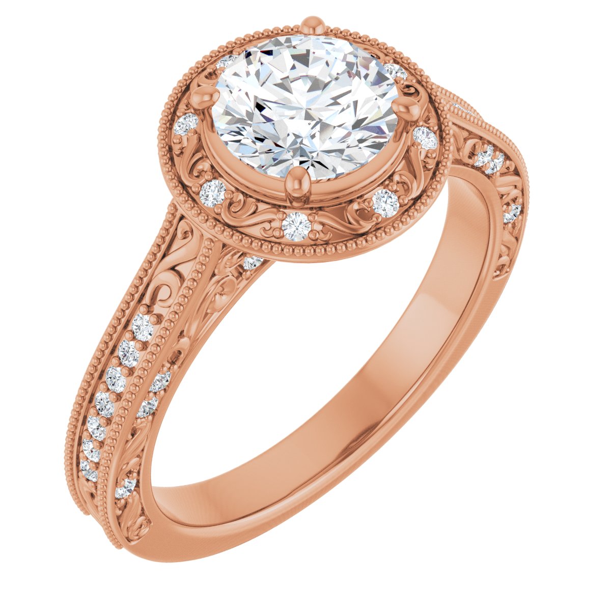 Halo-Style Engagement Ring