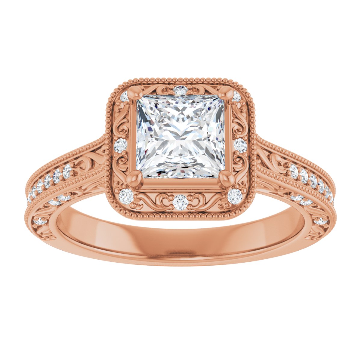 Halo-Style Engagement Ring