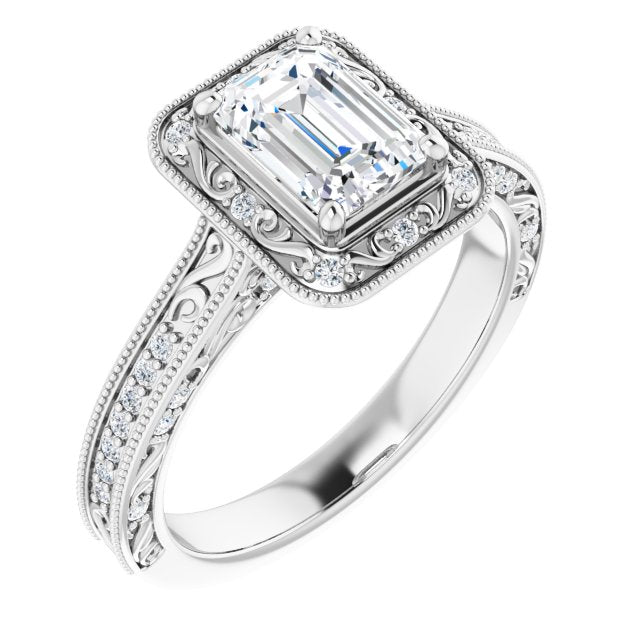 Halo-Style Engagement Ring