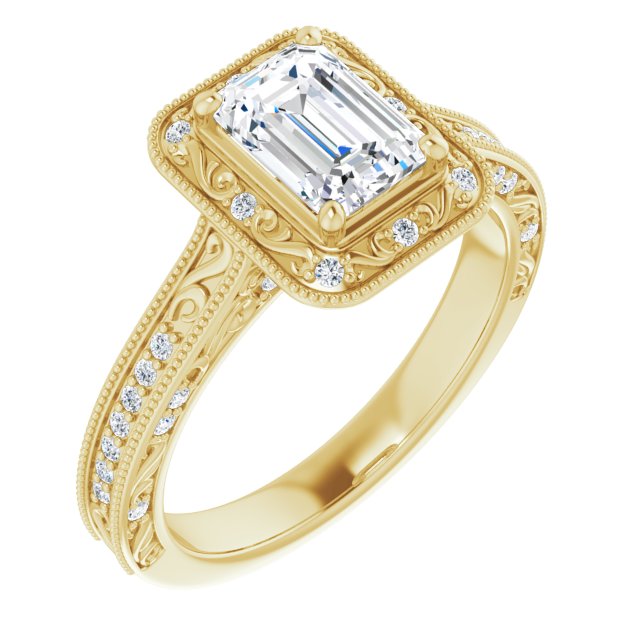 Halo-Style Engagement Ring