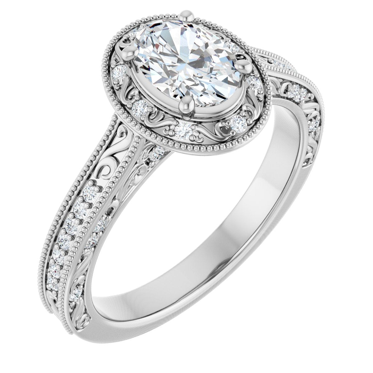 Halo-Style Engagement Ring