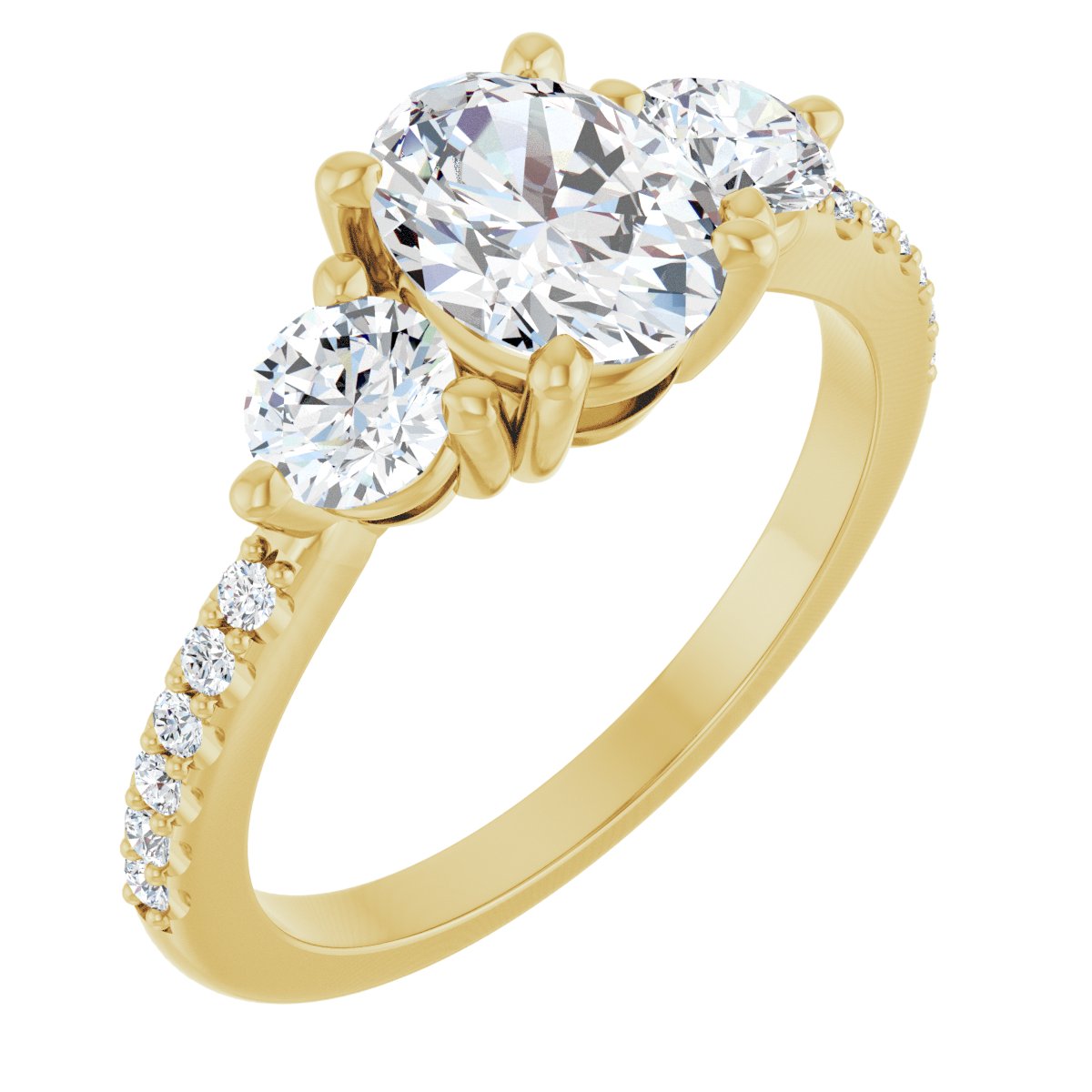 Three-Stone Engagement Ring