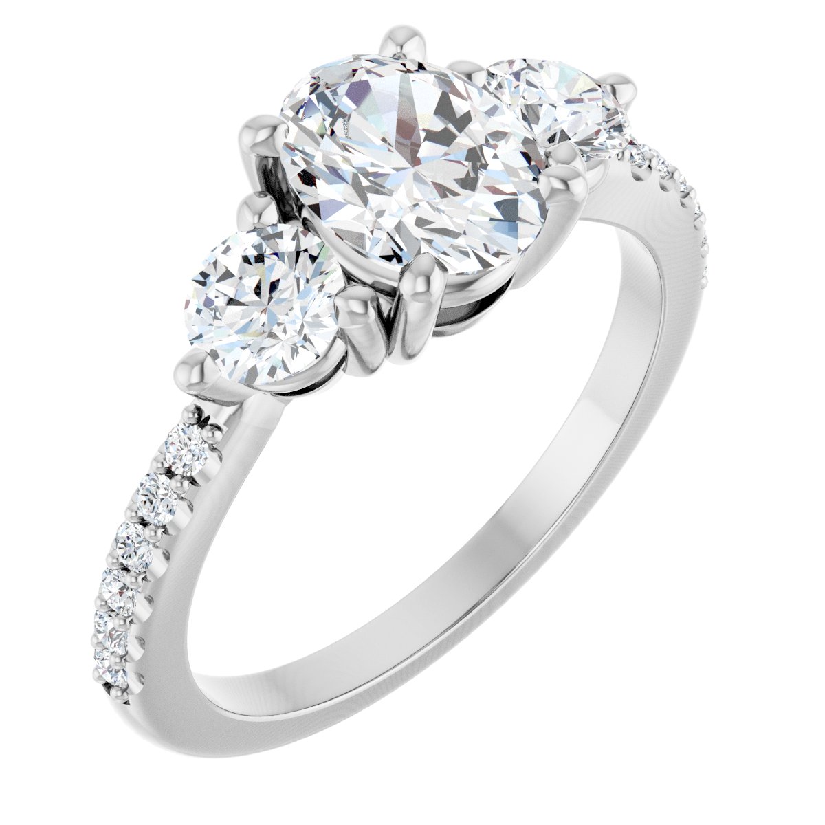 Three-Stone Engagement Ring