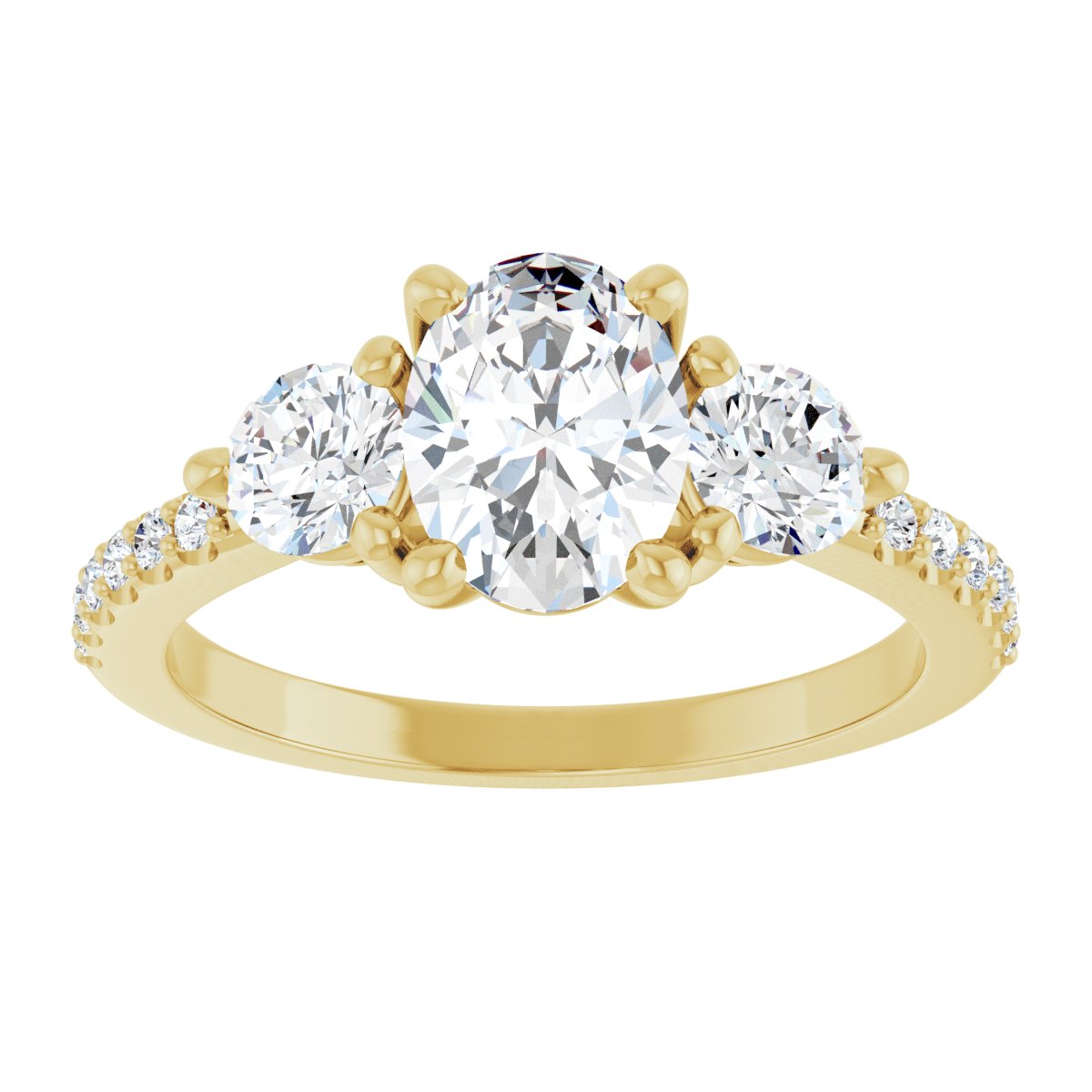 Three-Stone Engagement Ring
