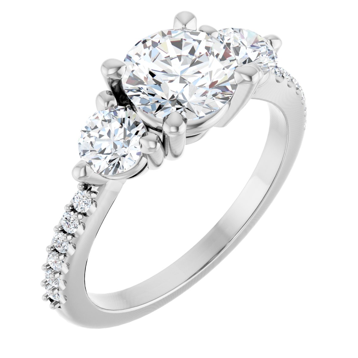 Three-Stone Engagement Ring