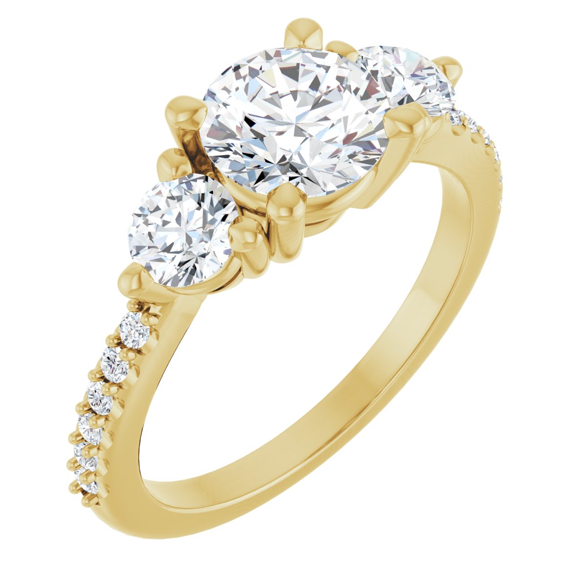 Three-Stone Engagement Ring