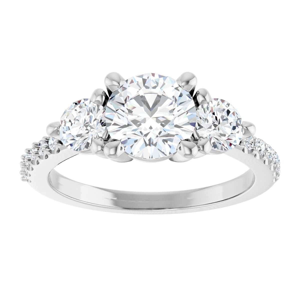 Three-Stone Engagement Ring