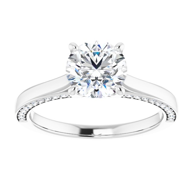 Accented Engagement Ring