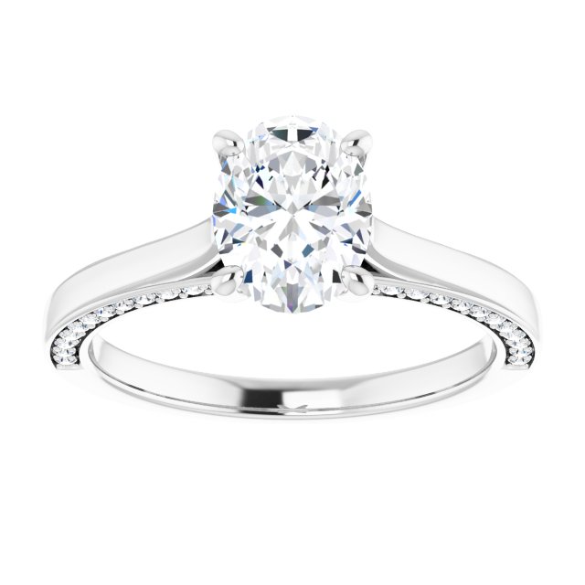 Accented Engagement Ring