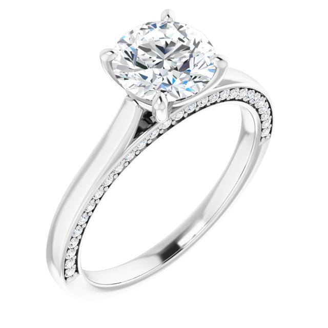 Accented Engagement Ring