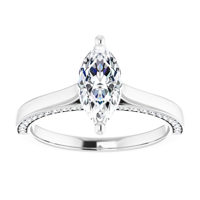 Accented Engagement Ring