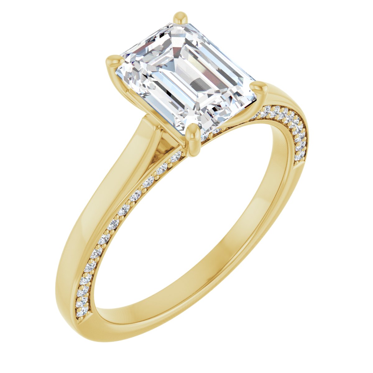 Accented Engagement Ring
