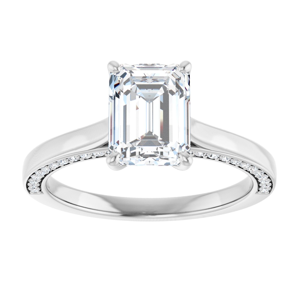 Accented Engagement Ring