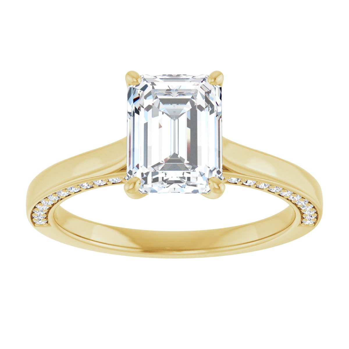Accented Engagement Ring